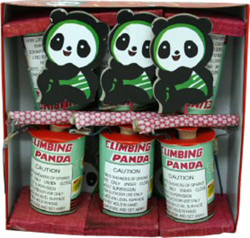 Climbing Panda box of 6