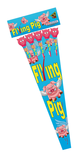 Flying Pig Rockets 5 Pack