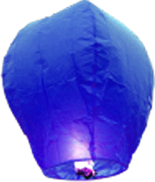Sky Lanterns Blue