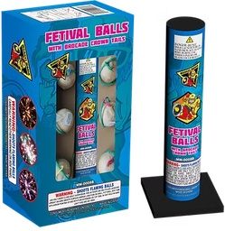 Festival Balls With Brocade Crown Tails